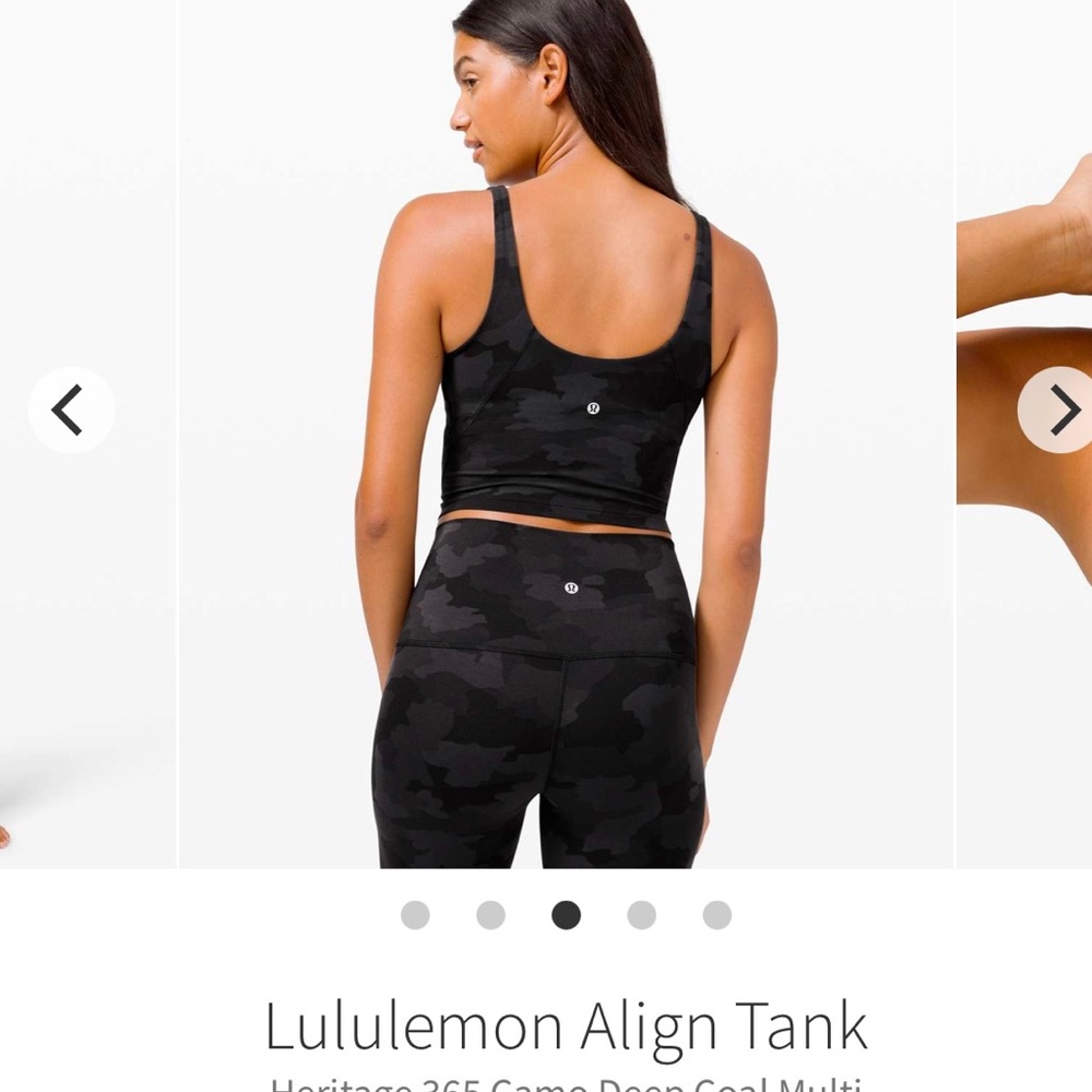 Lululemon Align Tank - Camo Black